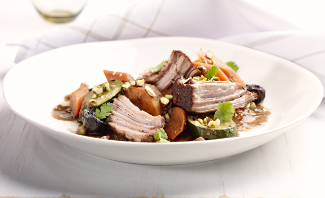 Tajine De Roti De Palette De Veau Du Quebec Aux Legumes