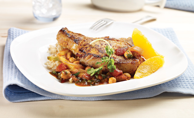 Cotelettes De Veau Du Quebec A L Orange Au Fenouil Et Aux Pois Chiches 040