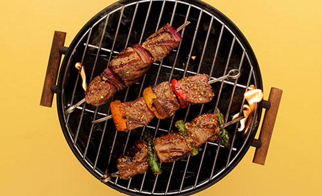 Filet de veau style souvlaki