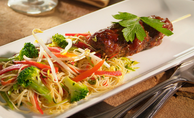 Brochettes De Veau Du Quebec Sauce Karate