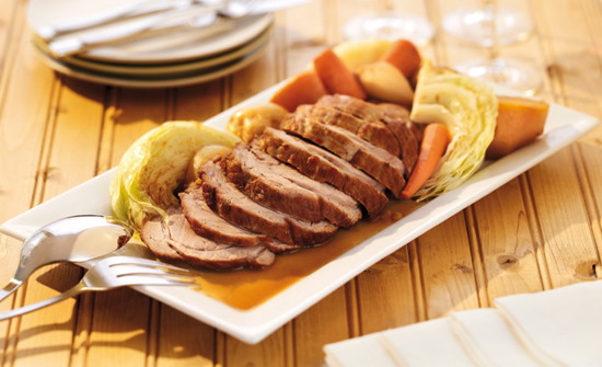 Roti De Palette D Epaule De Veau Du Quebec Braise Aux Legumes De Chez Nous