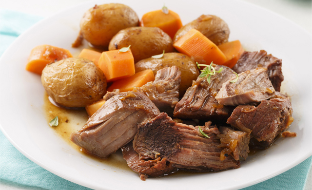 Roti De Palette De Veau Du Quebec Oignon Et Erable