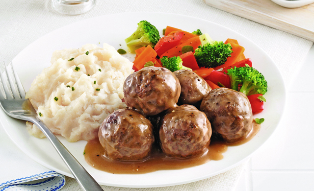 Boulettes De Veau Du Quebec A La Suedoise