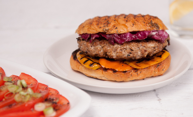 Burger De Veau Du Quebec A L Italienne
