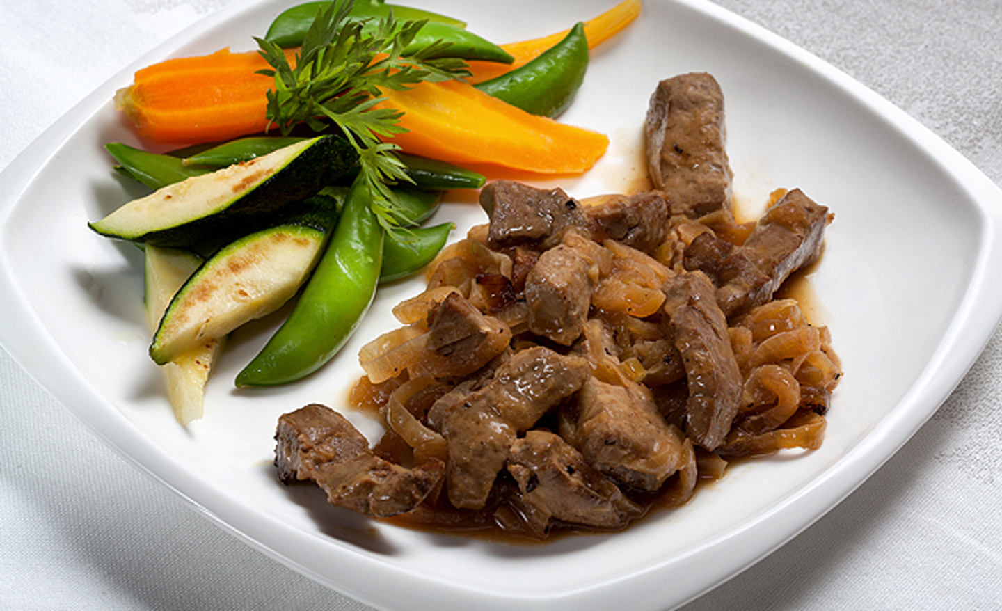 Foie De Veau Du Quebec A La Venitienne