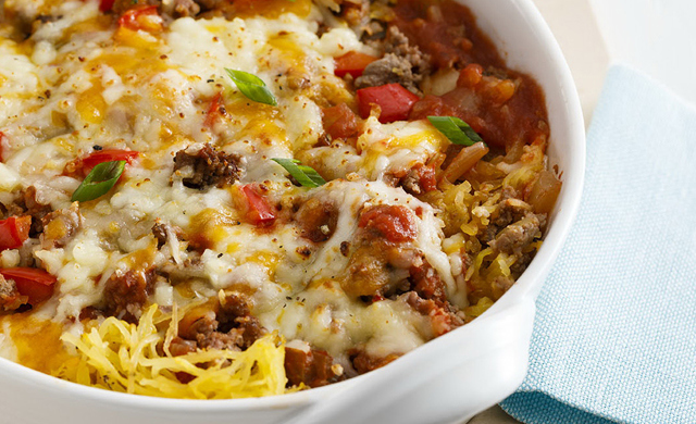 Gratin De Veau Du Quebec Et Courge Spaghetti Style Tacos