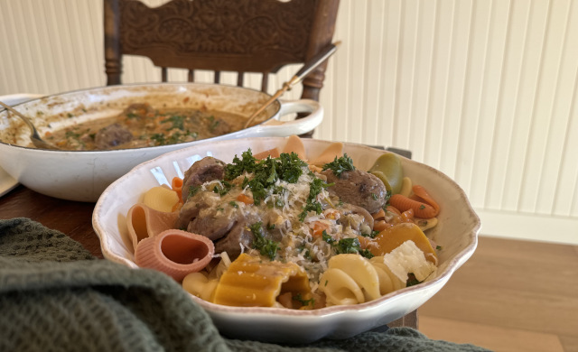 Osso buco de veau façon al ragù bianco 243