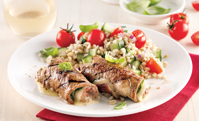 Roulades De Veau Du Quebec Au Fromage Et Basilic