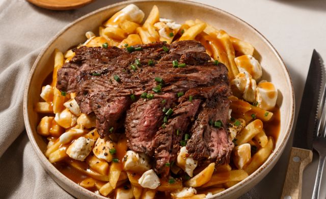Mouth-Watering Skirt Steak Poutine | Quebec Veal