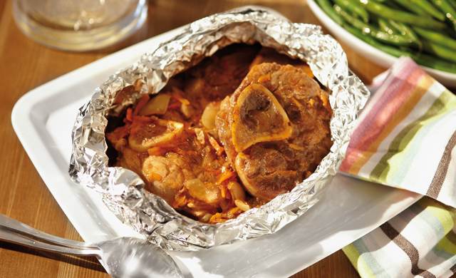 Osso Buco De Veau Du Quebec En Papillote