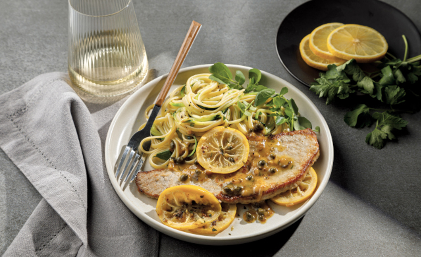 Escalopes de veau piccata