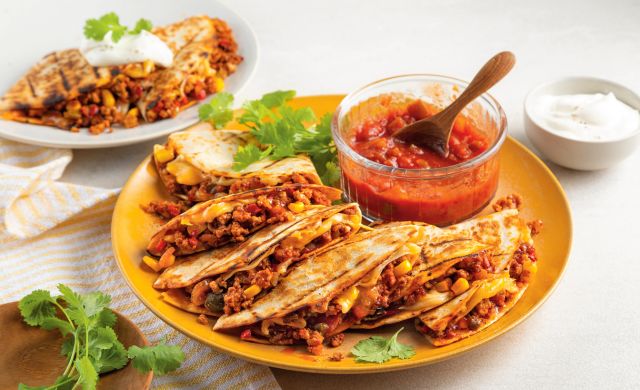 Quesadillas Au Veau Haché