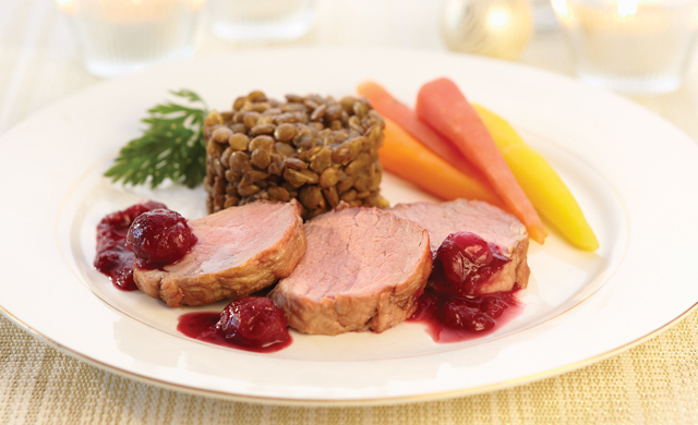 Filet De Veau Du Quebec Sauce Aux Canneberges