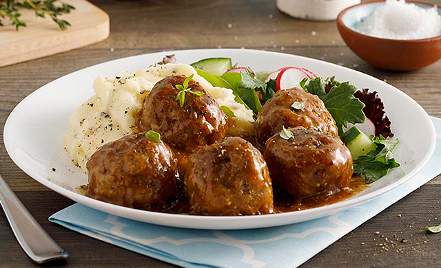 Boulettes De Veau Du Quebec Moutarde Et Miel