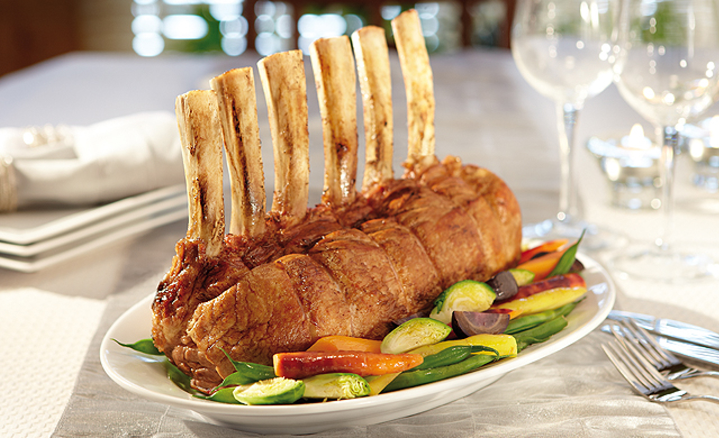 Carre De Veau Du Quebec Sauce Poivrade