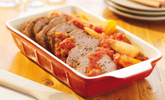 Pain De Viande De Veau Du Quebec Sauce Tomate Citronnee