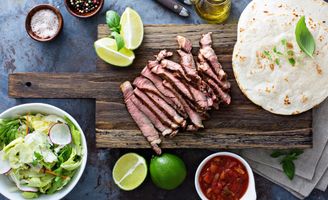 Bifteck De Flanc De Veau Style Mexicain